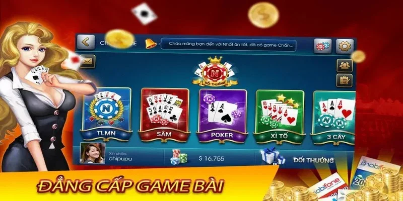 Hệ thống game bài rồng lửa IOS phong phú với những trò chơi kinh điển